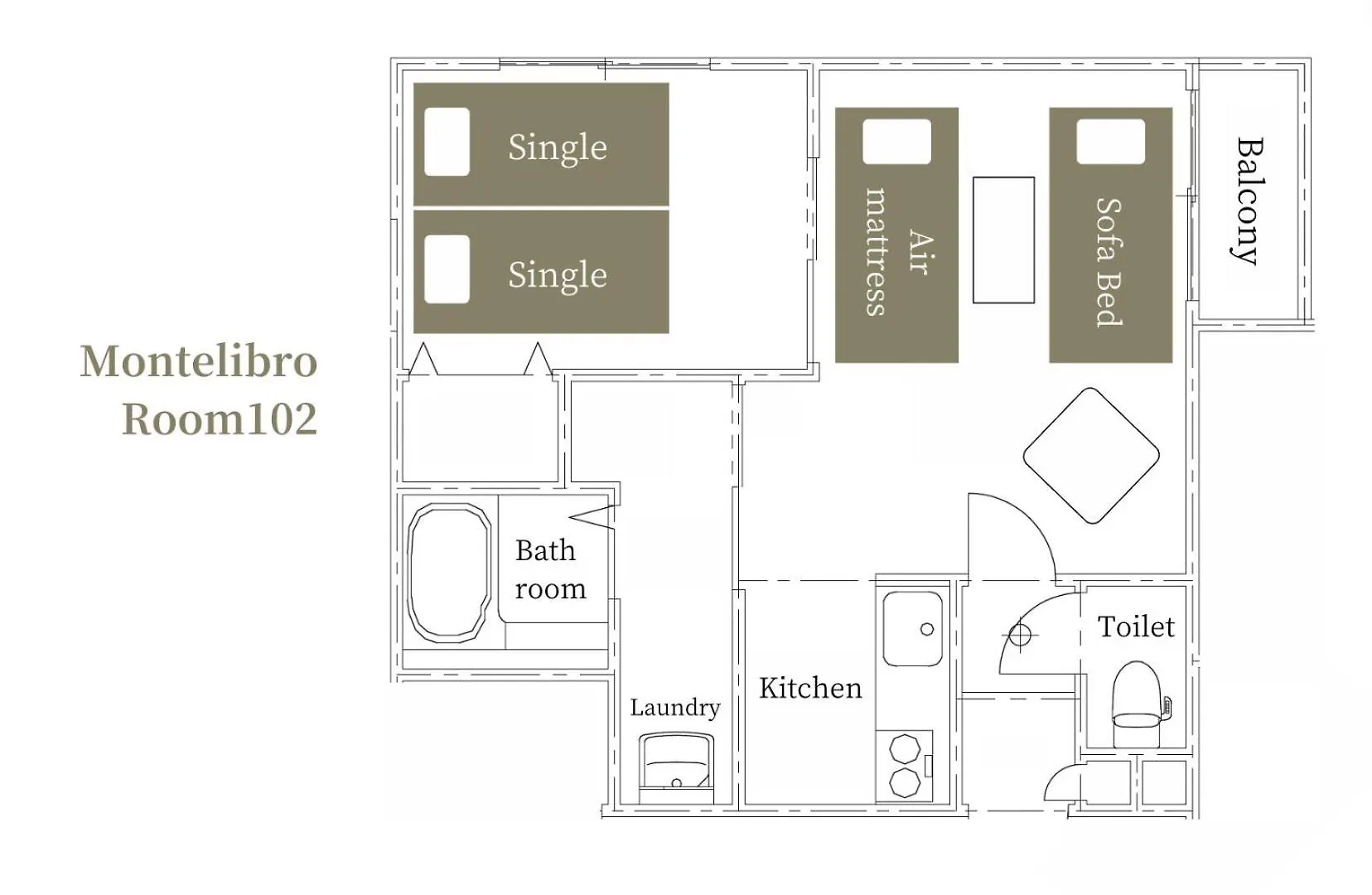Monte Libro Sapporo Apartment 0*,
